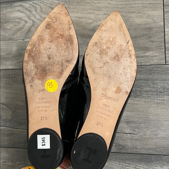 Repetto Black Patent Leather Flats size 7.5 - Picture 6 of 6